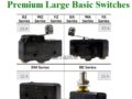 Micro Switch BZ, BA, BM, BE, 6AS Series