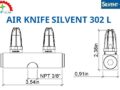 Bản vẽ Dao Thổi khí Silvent 302 L