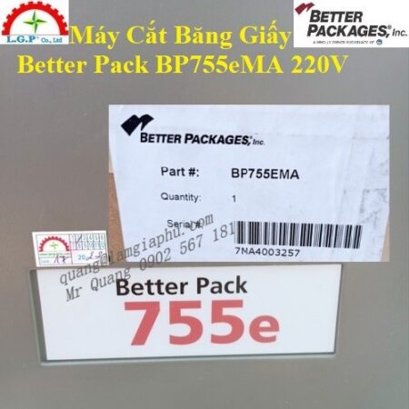 Máy Cắt Băng Giấy Better Packages BP755eMA
