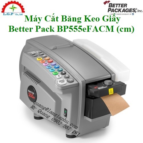 Máy Cắt Băng Keo Giấy Better Pack 555eFACM