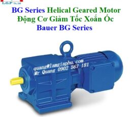 Động Cơ Giảm Tốc Xoắn Ốc Bauer BG Series