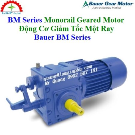 Động Cơ Giảm Tốc Một Ray Bauer BM Series