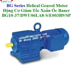Động Cơ Giảm Tốc Xoắn Ốc Bauer BG10-37/DWU06LA8-S/E003B9/SP