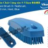 Bàn Chải Cầm Tay size S Vikan 64403 Lông Cứng, 130mm, Xanh lam
