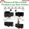 Micro Switch BZ, BA, BM, BE, 6AS Series