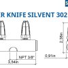 Bản vẽ Dao Thổi khí Silvent 302 L