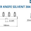 Bản vẽ Dao Thổi khí Silvent 304 L